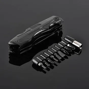 

Bottle Opener Pliers Aluminum Alloy Black Portable Automobile Survival