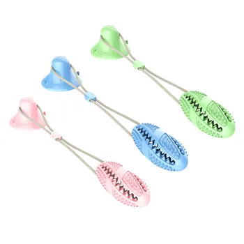 

Molars And Cleans Teeth Interactive Leaking Toy Pet Dog TPR Sucker Chews For Cats Dogs Toys Accessories