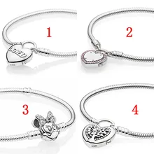 Любимый момент сердце Древо жизни замок Минни портрет застежка браслет подходит Европе браслет бусины из стерлингового серебра 925 ювелирные изделия