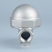 Биметаллическая ловушка Универсальный фильтр клапан регулируемый термостатический ловушка внутренняя резьба нержавеющая сталь серебро CS17H/W-16P