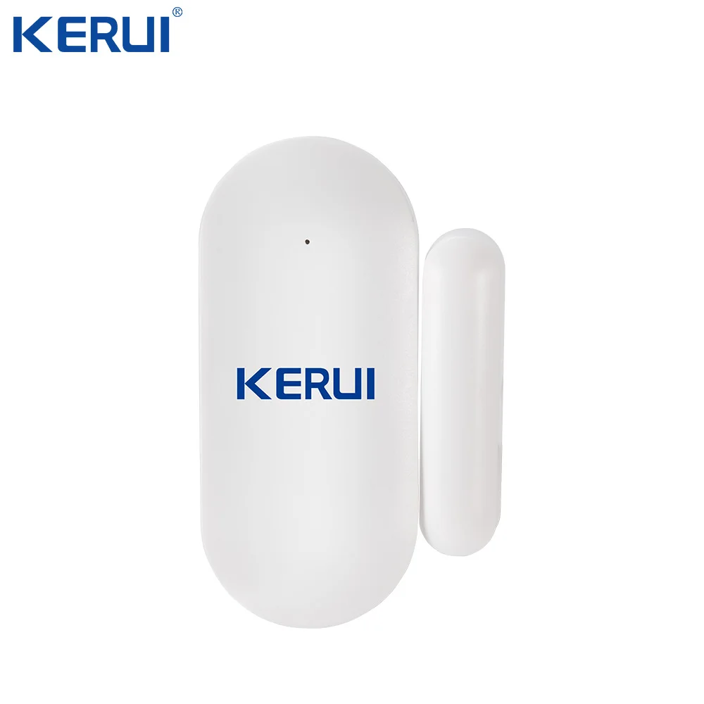 alarm siren KERUI Wireless Mini Small Micro Door Sensor Home Security Door Window Sensor Detector Anti-Tamper For GSM WIFI Alarm System voice alarm sounder Alarms & Sensors