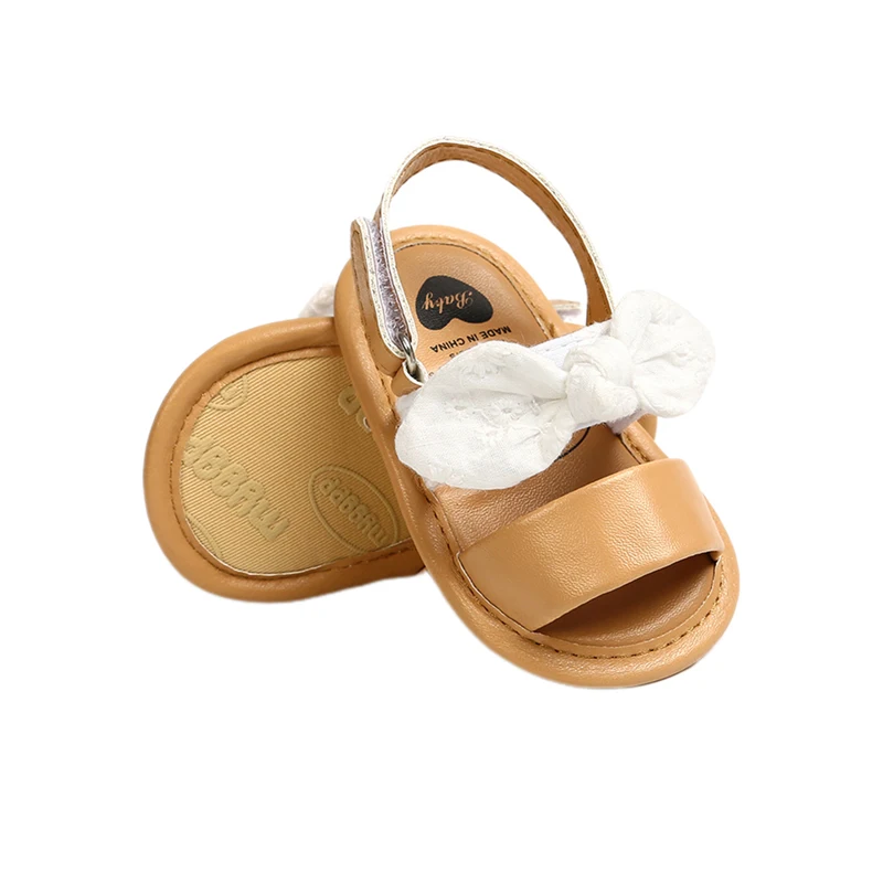 Kids Shoes Kids Sandals Baby Sandals Sandals And Clogs Summer Children Baby Kids Boys Girls Shoes Non-Slip Canvas Bowknot Toddlers Newborn Infantil Sandals