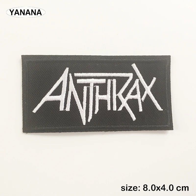 A Rock band Heavy Metal Band banner Patch Badges Embroidered Applique Sewing Iron On Badge Clothes Garment Apparel Accessories 