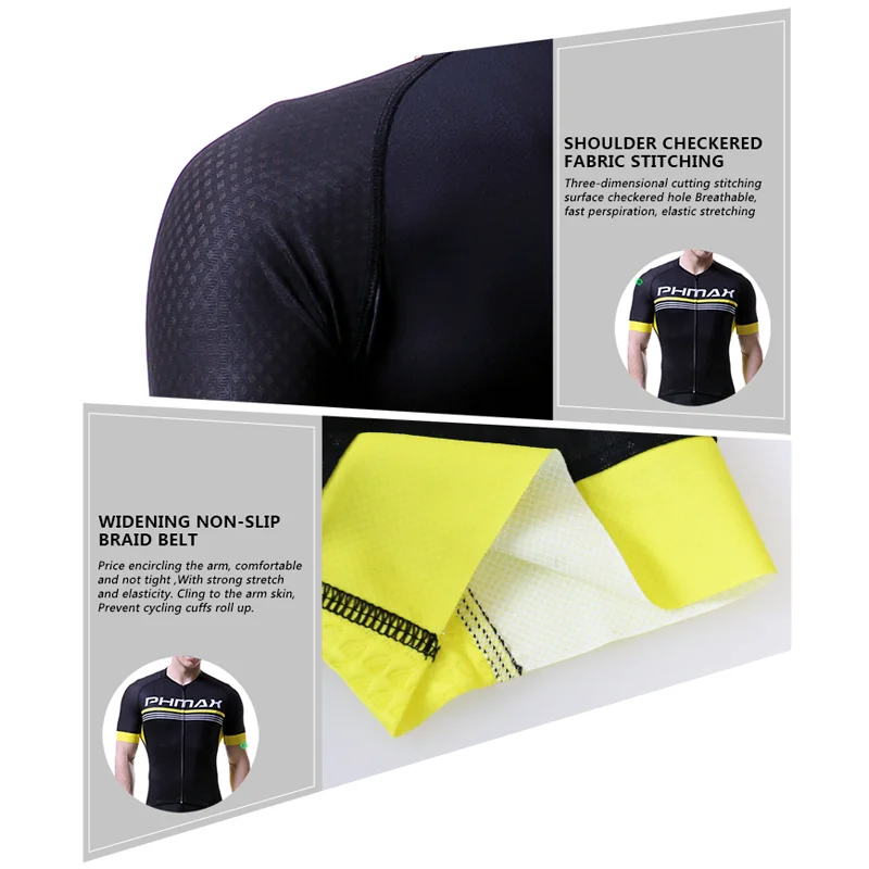 PHMAX Pro велосипедная майка летняя MTB велосипедная Одежда для велоспорта Ropa Bicicleta Maillot Ciclismo