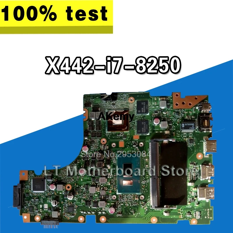  Laptop Motherboard For ASUS X442 X442U X442UQ I7-8250 CPU System Board Main Board Mainboard Card Lo