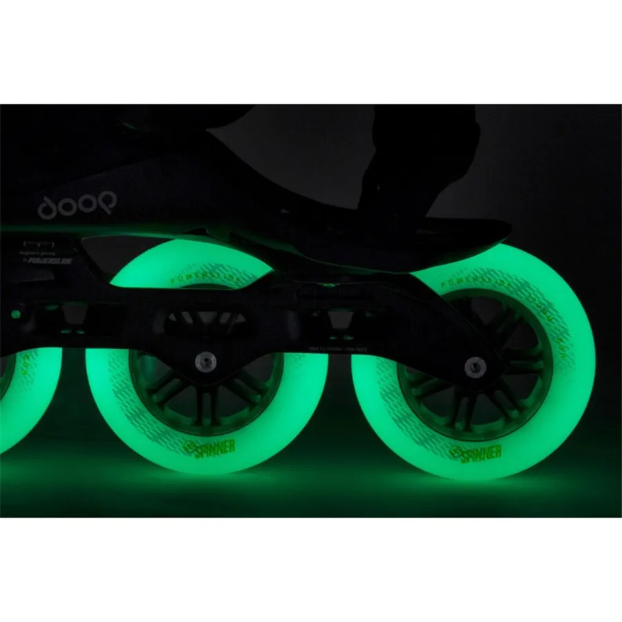 2019 оригинальные роликовые коньки Powerslide Doop 4*80 мм или 3*100/110 светящиеся колеса