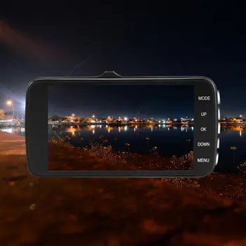 

Catuo Full HD 1080P 4 Inch IPS LCD Dual Lens Vehicles Dash Cam Car Camcorder Car Video Recorder Traveling Data Recorder