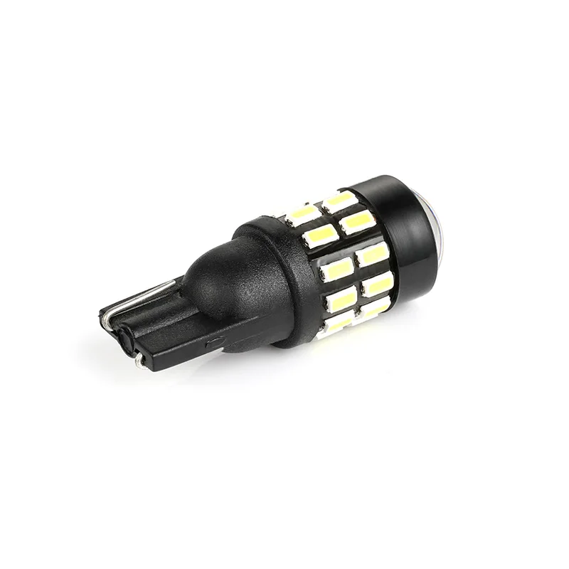 1pc12V T10 W5W светодиодный 3014 30 SMD линзы светодиодный лампы 194 168 Canbus Нет Ошибка белый светильник для салона Купол номерного знака светильник