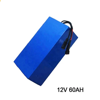 

LiFePO4 Battery 12V 60Ah Lithium battery BMS 4s 12.8V 60AH for scooter Solar boat golf cart + 10A charger