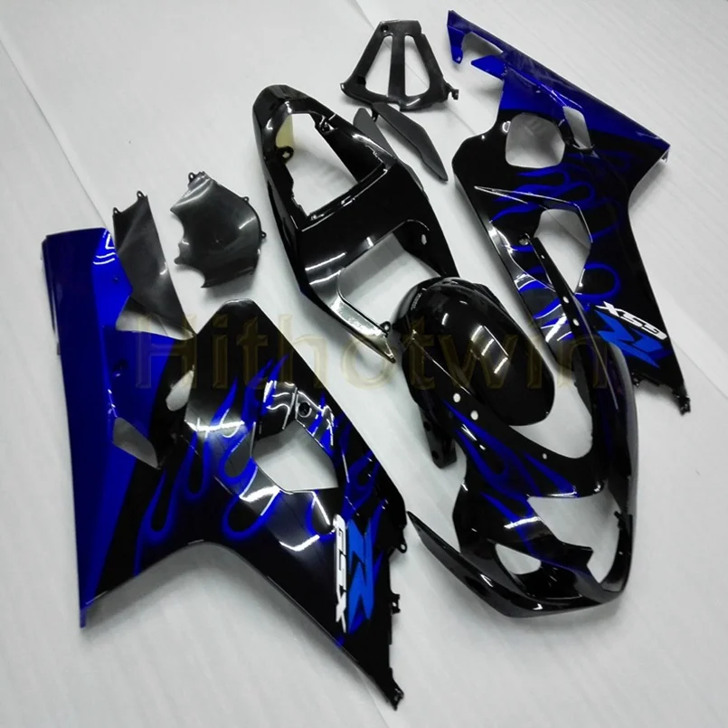 Капот мотоцикла на заказ для GSX-R600750 2004-2005 K4 ABS пластик обтекатель литьевой формы красный белый - Цвет: C