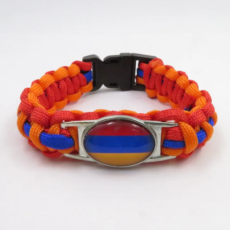 Бесконечная любовь армян деревенский браслет ручной работы в армяне веревочный браслет Мода в армяне мужчины и женщины браслет флаг браслет в армяне