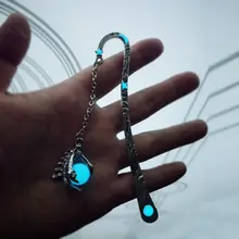 Коготь Дракона светящиеся книжные закладки Ретро солнце и луна флуоресцентные светящиеся звезды Dragon Ball Закладки Высокое качество L41E