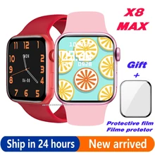 Original iwo 13 pro x8max relógio inteligente tela infinita 1.75 polegada diy rosto bt chamada esporte monitor de sono homem mulher x8 max smartwatch