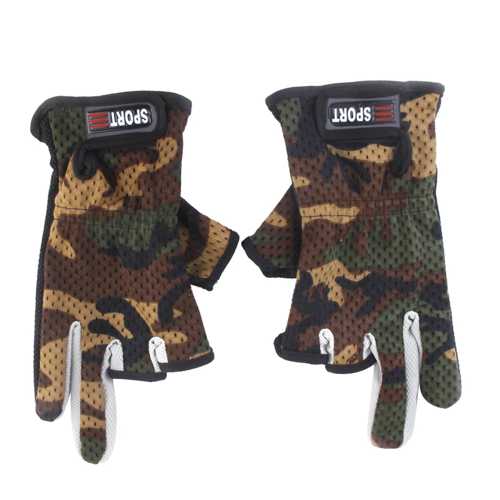 3 Cut Finger Gloves for Men & Women, UV Sun Protection Gloves for Kayak, Fishing, Paddling, Sailing, Rowing, Hiking