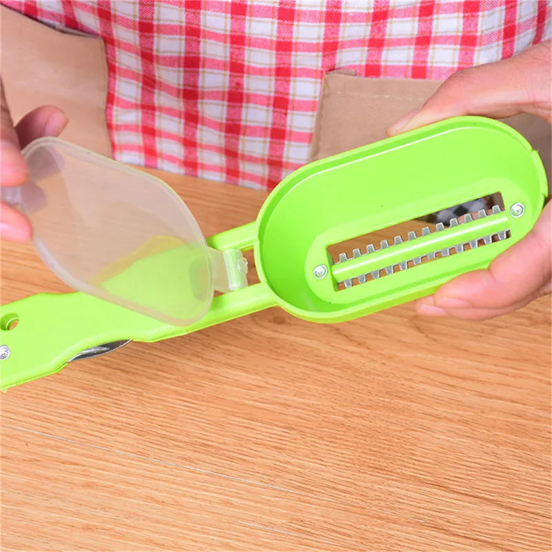 Multipurpose Fish Scale Brush Home Kitchen Garden Cooking Tool Clean Convenient Scraping Scale Kill Fish with Knife Machine