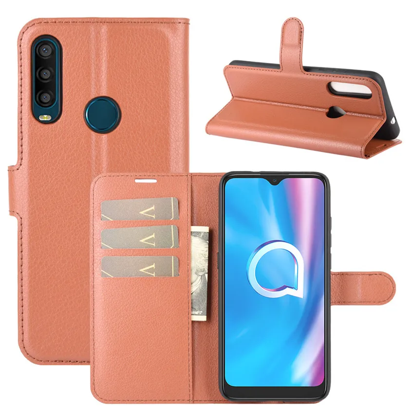 Guardia Per Alcatel 1Se 2020 Custodia Flip Case On The For 1Se 2020 Custodia In Pelle Di Sicurezza Porta Carte Di Credito Portafoglio Per Alcatel 1Se 