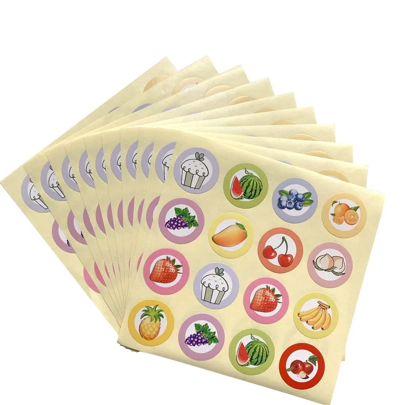 160Pcs/lot Cute Cartoon Stickers Toys Fruits Vegetables Pegatinas Funny Toy For Children On Scrapbook Phone Laptop Gifts