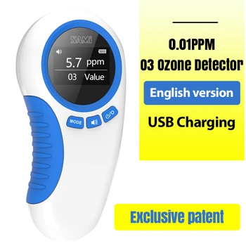 

USB O3 Ozone Detector 0.01PPM O3 Gas Monitor Meter Portable Tester 5V Intelligent A16-O3 0-100PPM Patent English Version