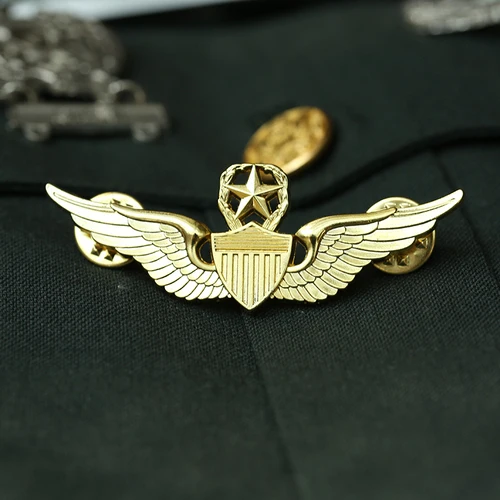 米軍の軍事コマンドマスターアビエイターmetal wings badge wwii