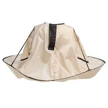 

Adult Hair Cutting Cloak Practical Waterproof Cover Home Salon DIY Stylists Barber Gown Umbrella Cape Clothes Hairdressing Apron