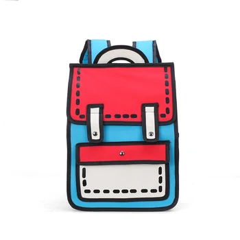 

3D Stereo Junior Piece Lin Miaomiao's Girl Heart Bookbag women backpack school bags for teenage girls