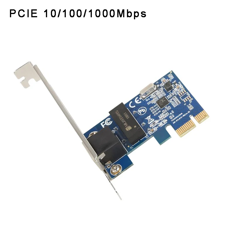 Сетевая карта Gigabit PCIE RTL8111E 10/100 Мбит/с PCI-E RJ45 LAN проводной Ethernet-адаптер для