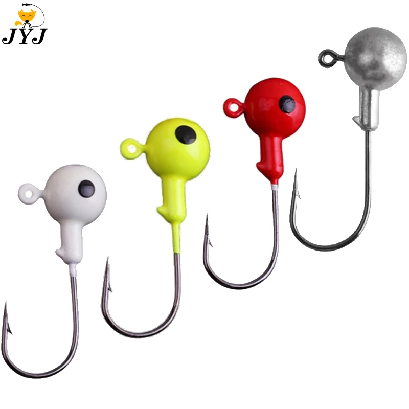 10pcs/lot New Jig Head Hook 3.5g 5g 7g 10g 12g 14g 18g Fishing