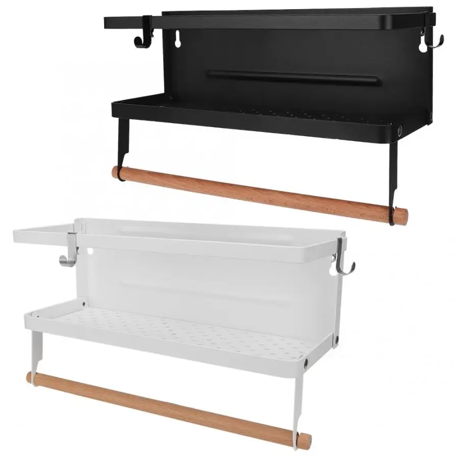 Домашняя Магнитная стойка для хранения кухонный металлический органайзер