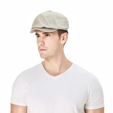 Кепка Peaked Повседневная защита от ультрафиолета хлопок лен плоский козырек наружные головные уборы YI01