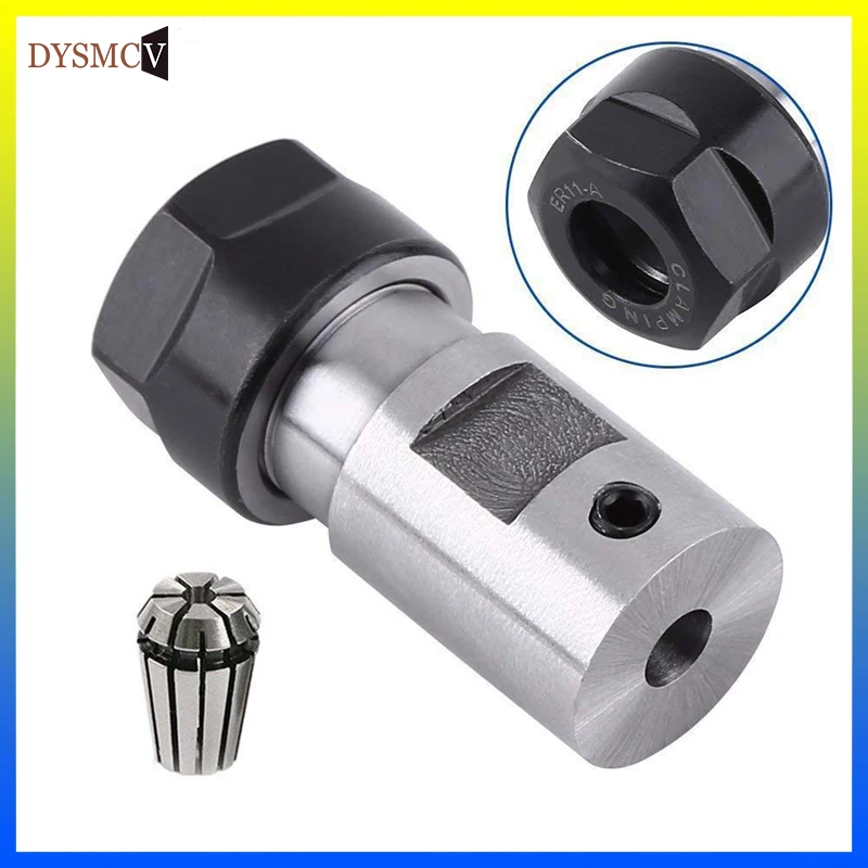 

1pcs Drill chuck extension shaft lathe tools ER11 ER16 ER20 8 MM 10 MM 12 MM 14 MM 16 MM 5mm 6.35mm 6mm boring milling