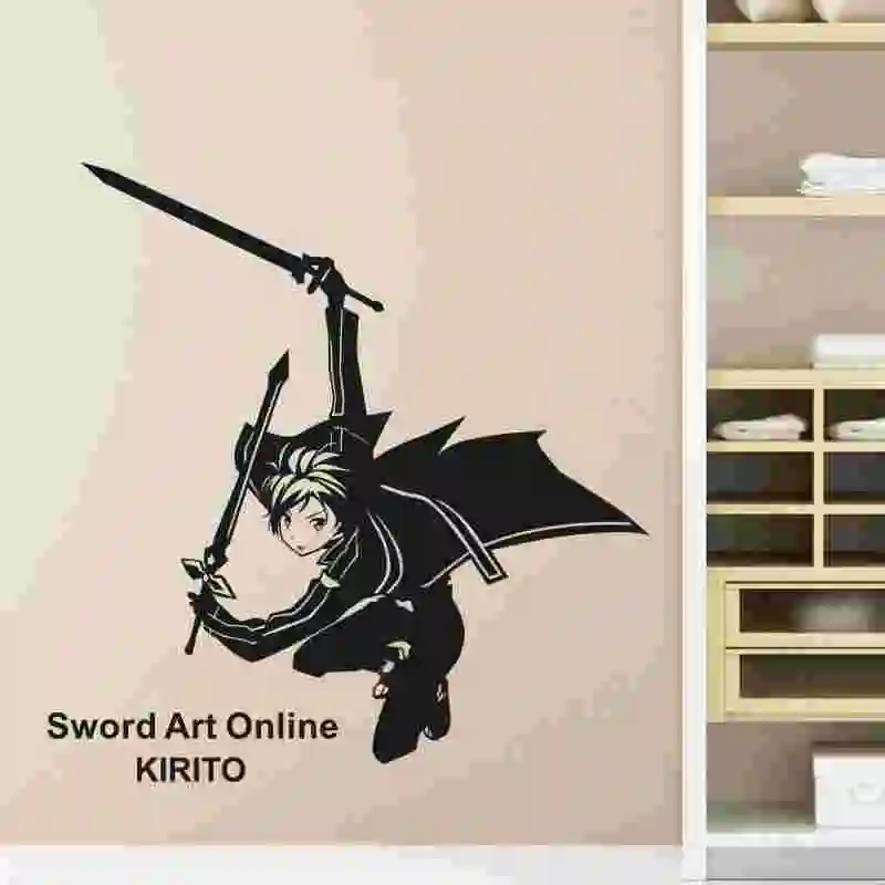 Sword Art Online Pared Calcomania Vinilo Pared Calcomania