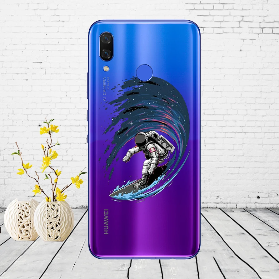 A11 Силиконовый чехол для huawei nova 3 3i, мягкий чехол из ТПУ, задняя крышка для телефона nova 3 nova 3i, INE-LX2, INE-LX9, funda, чехол, бампер - Цвет: A11