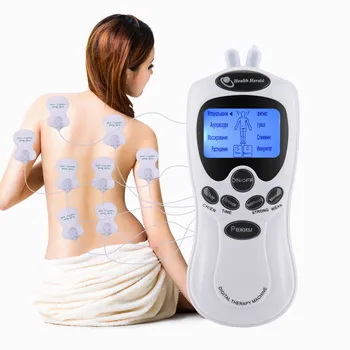 

8 Modes TENS Electric Therapy Massager Backlight LCD Display Muscle Stimulation Treatment Device Dual Channel Back Pain Relief