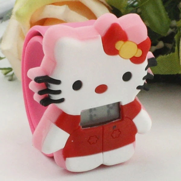 Электронные часы с рисунком hello kitty для девочек