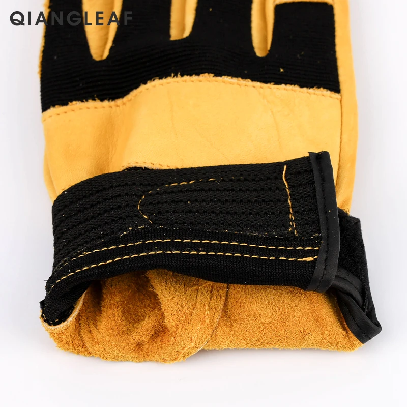 QIANGLEAF брендовые механические рабочие перчатки, гибкие, экстра-захваты, унисекс, рабочие, для верховой езды, защитные, садовые, спортивные перчатки 3031