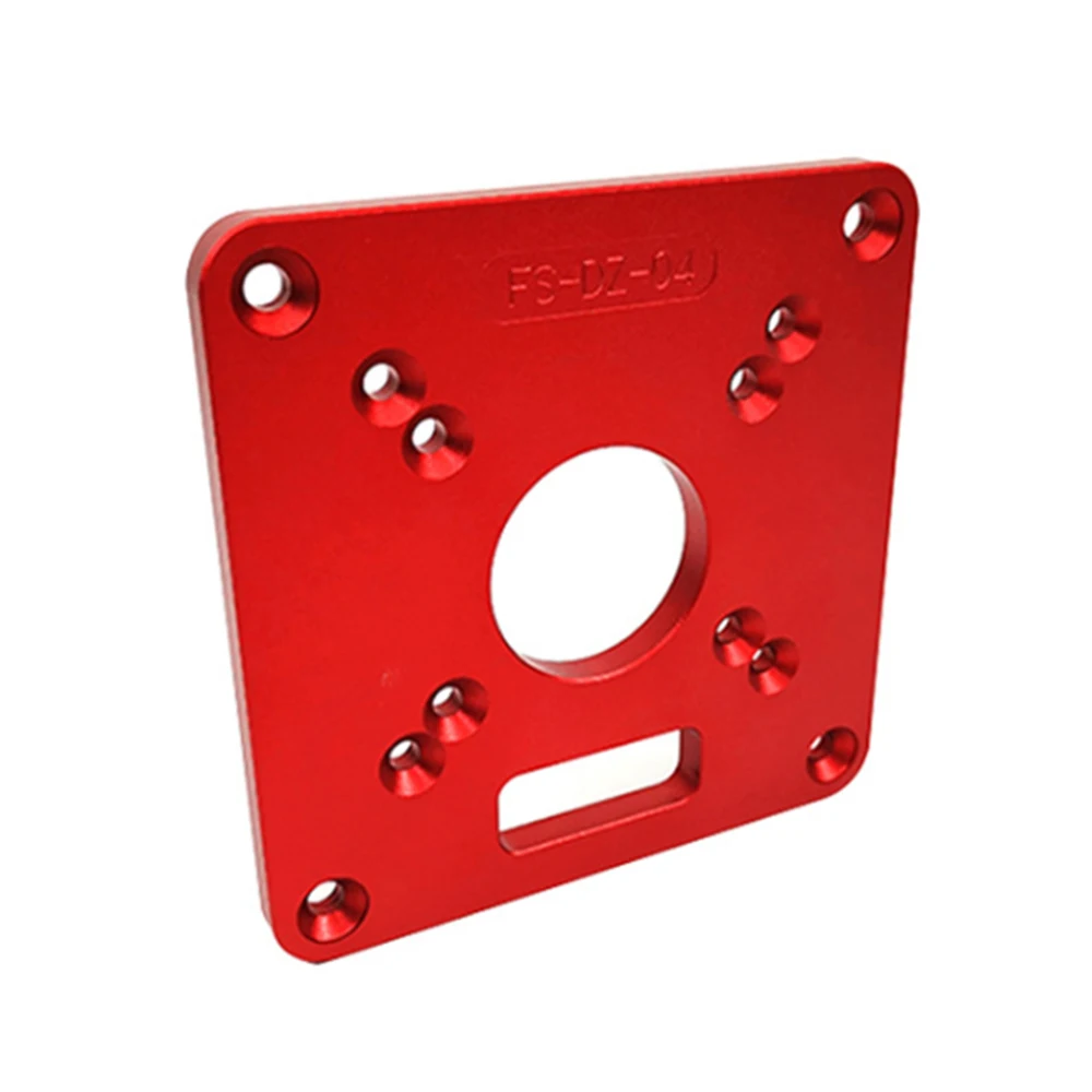 

Router Table Insert Plate Multifunctional Router Table Insert Plate Ring Screw Flip Board Handmade Decoration Part Trimme