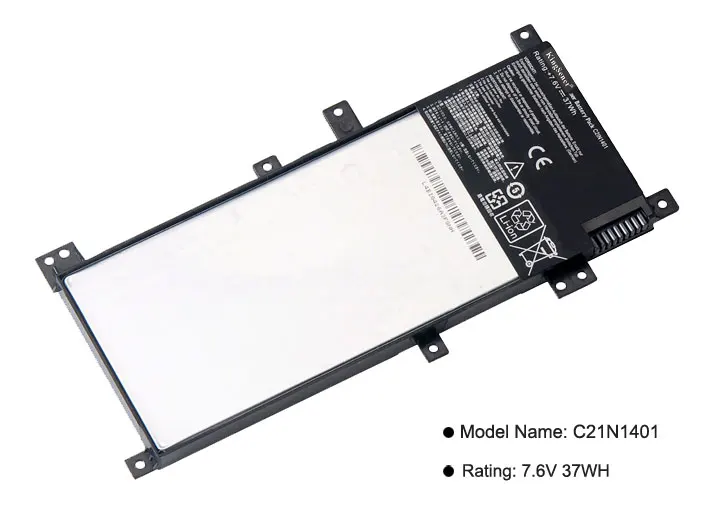 KingSener C21N1401 Аккумулятор для ноутбука ASUS X455L X455LA X455LD X455LF X455LN F455L F455LD R455LD Y483L Y483LD W419L K455L