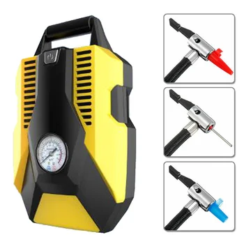 

Adaptors Tire Inflator Air Compressor Digital Pump Portable Bike bicycle