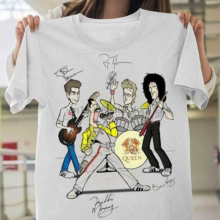 Queen Freddie футболка с Фредди Меркьюри Men men Women унисекс Tee All Size S 3XL|Футболки| |
