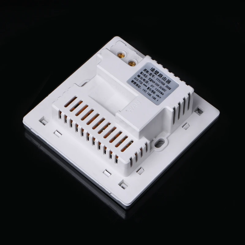 

300Mbps Wireless AP Router Wall Embedded WiFi Repeater w./ LAN Switch/USB Charger for Home Improvement