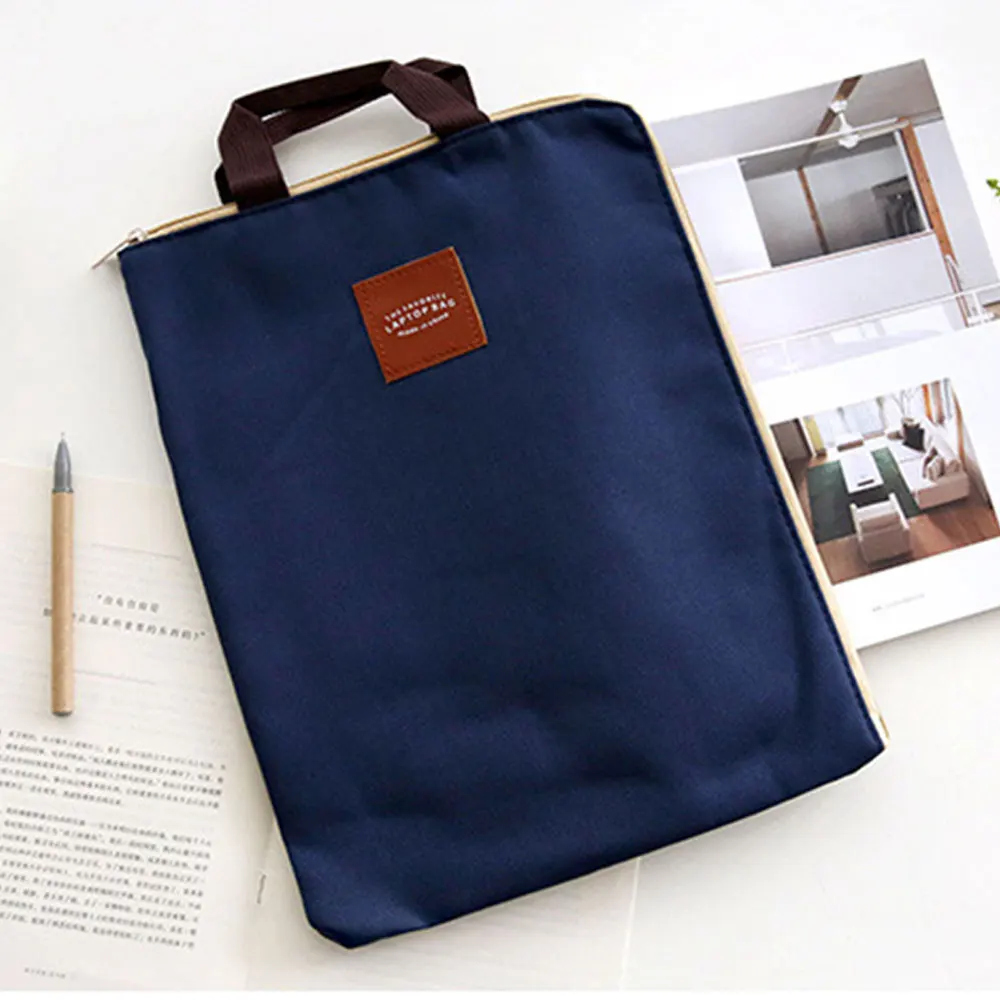 Bags Briefcase Zipper Muiti-Function Bag Oxford Canvas Handheld Holder Bag