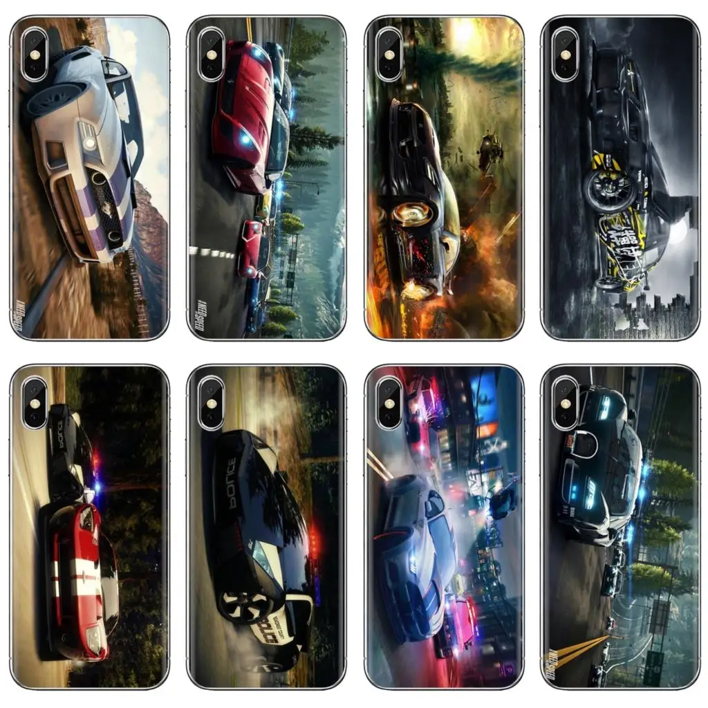 Soft Skin Case For Samsung Galaxy A10 A30 A40 A50 A60 A70 S6 Active Note 10 Plus Edge M30 need for speed Car hot pursuit Pattern | Мобильные