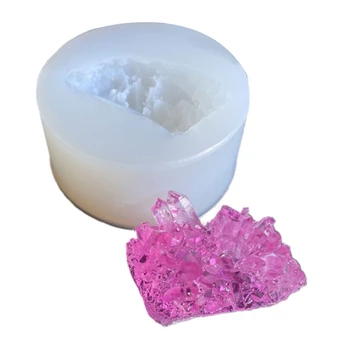 

Simulation Original Stone Crystal Cluster Epoxy Resin Mold DIY Silicone Mould 1XCA