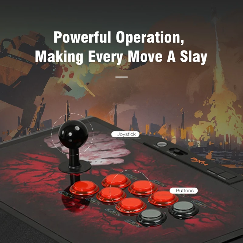 PXN-X9 джойстик для аркадных боев, USB игровой контроллер для PS4 PS3 xbox ONE xbox 360 PC NS Switch