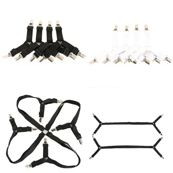 

New Type Adjustable Elastic Bed Sheet Clip Mattress Cover Corner Holder Clip Fasteners Straps Grippers Elastic Hook Multi Size