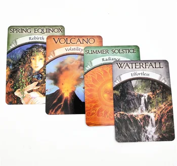 

Oracle Cards Earth Magic:read Fate Tarot Card Game For Personal Use Board Game A 48-card