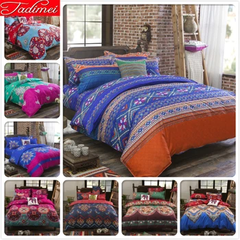 

Duvet Cover Pillowcase Set Adult Soft Cotton Bed Linen Single Double Queen King Size Bedspreads 200x230 220x240 200x200 260x230