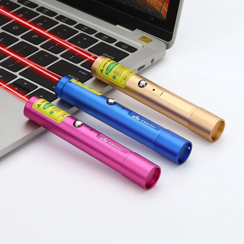 

JSHFEI Laser Pointer RED laser pointer USB charging indicator pen sand table sales guide to explain laser pointer