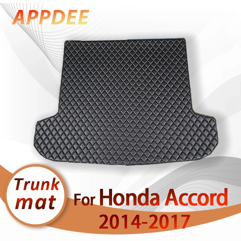 

Car trunk mat for Honda Accord Ninth Generation Non-hybrid 2014 2015 2016 2017 cargo liner carpet interior accessories cover