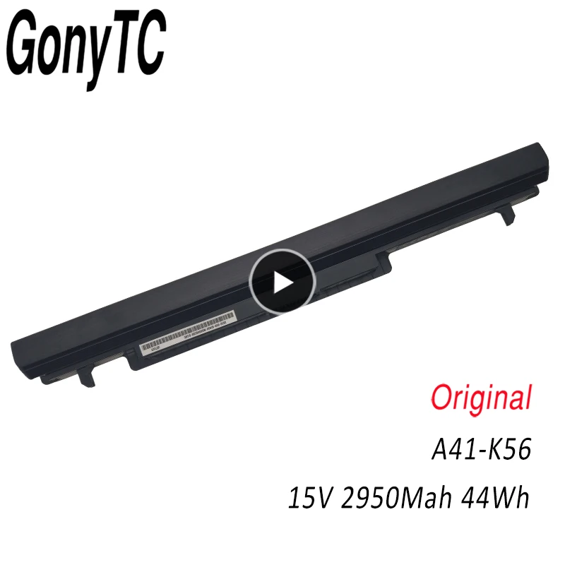 Bloco da Bateria do Li-ionlaptop para Asus A41-k56 S46c K46 K46c K46ca K46cm K56 K56cb K56cm S56c R505ca A32-k56 A42-k56 15v 2950mah